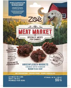 Влажный корм для собак TREFL Zoe Meat Market кусочки с мясом оленя, пакет 100 г