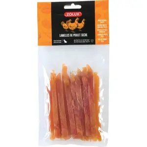 Dog treats ZOLUX Zolux Paski z suszonego mięsa kurczaka 100g — dried chicken strips 100 g