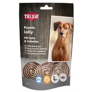 Лакомство-пирожок для собак Trixie PREMIO Lolly с уткой и треской 11 см 80 г