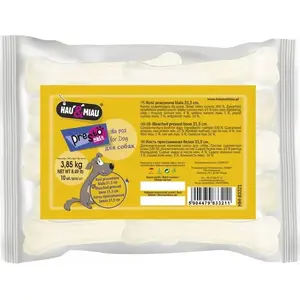 Прессованная косточка из сыромяти hau & miau 31,5 см, упаковка 10 шт., вес 3,85 кг