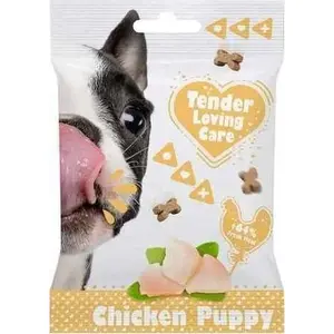 Suņu našķi Duvo+ Soft Snack Chicken Puppy 100 g — mīksti vistas našķi kucēniem