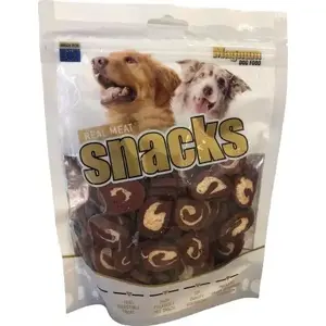 Suns našķi MAGNUM Beef and Cod Coins 250 g, mazi gardumi apmācībai
