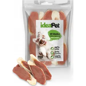 Suņu barība IdeaPet IDEAPET 500 g — USZKA KRÓLICZE Z JAGNIĘCINĄ (jēra un truša ausis)