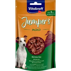 Сухие лакомства для собак Vitakraft Pies Jumpers Minis Coins 80 г — с курицей