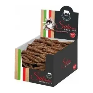 Лакомства для собак Duvo+ салями с мясом дичи 250 шт в коробке, 2.345 кг