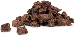 Лакомство для собак Hau & Miau Puzzo Snack — кусочки говяжьей печени ~1 см, 100 г