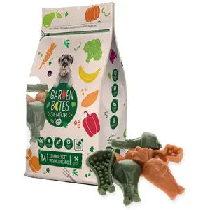 Лакомство для собак Duvo+ Garden Bites Senior Soft Veggie Friends M 8,5 см 14 шт 210 г