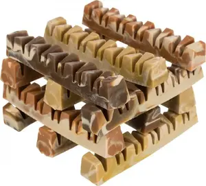 Лакомство-жевалка для собак Trixie Denta Fun Veggie Jaw Bone 22 см, 85 г — вегетарианская зубная жевалка, 50 шт в упаковке