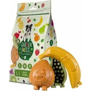 Suņu kārums Duvo+ Garden Bites Fruity Friends L, iepakojums 270 g, mīkstas augļu garšas uzkodas