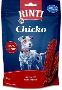 RINTI Snacks говядина для собак и кошек 60 г — без сахара