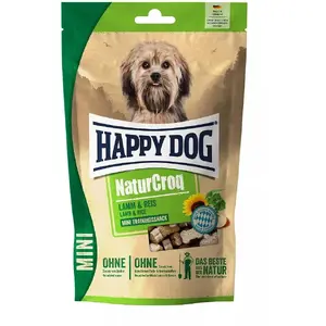 Лакомство для собак happy dog NaturCroq Mini Snack Ягнёнок и Рис 100 г — мини-печенье с мясом ягнёнка