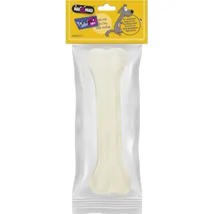Suņu žoklis hau & miau KOŚĆ PRASOWANA BIAŁA 26,5 cm, 280 g, 1 gab.