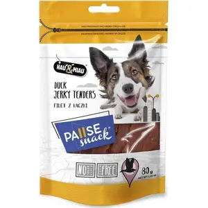 Лакомство для собак Hau & Miau Pausesnack филе утки 80 г