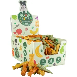 Жевательная зубная палочка для собак Duvo+ Garden Bites Fruity Tonya Toothpaste S 7.8 см, 80 шт (дисплей 80 x 3)