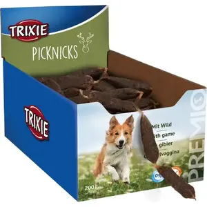 Trixie лакомство для собак Premio Picknicks — колбаски с олениной, 200 шт.