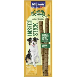 Лакомство для собак Vitakraft Insect Stick 2 шт — kabanosy с насекомыми, палочки