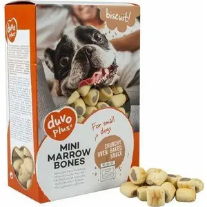 Лакомство для собак Duvo+ 500 г Mini Marrowbones — мелкие косточки с костным мозгом