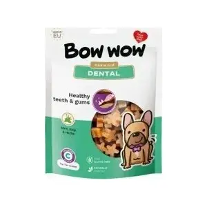 Лакомство для собак MIRA MAR BOW WOW 820 60 г — премиум дентальное с мятой, ламинарией и травами