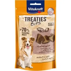 Лакомство для собак Vitakraft 120 г — печёночные кусочки, дополнительное угощение