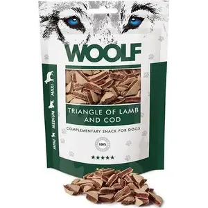 Корм для собак Brit WOOLF 100 г Баранина Треугольник Cod — порционный влажный снек