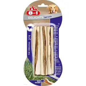Suņu gardumi 8in1 Delights ar liellopa garšu, 3 gab.