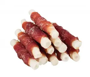 Suka gardums Trixie TRIXIE 31347 — pīles garša, ādas košļene, 120 g