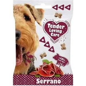 Лакомство для собак Duvo+ Soft Snack Serrano 100 г — мягкие тренировочные снеки со вкусом хамона
