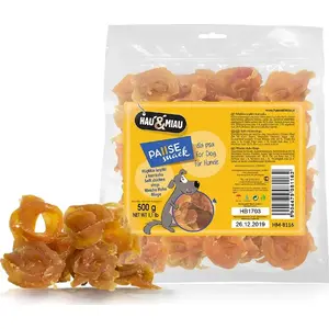 Suņu barība hau & miau HM-8116 mīkstas vistas šķēlītes 500 g