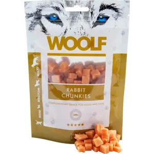 Корм для собак Brit Woolf Rabbit Chunkies 100 г — кусочки кролика, 100 г