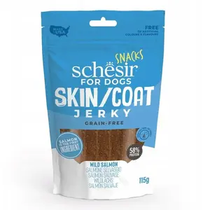 SACHS Skin/Coat dried salmon dog treat, 115 g pouch