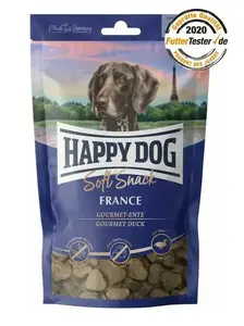 Лакомство для собак Happy Dog Soft Snack France Утка 100 г — для взрослых собак, мягкое