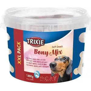 Лакомство для собак Trixie Soft Snack Bony Mix XXL 1,8 кг — мягкие тренировочные угощения