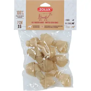 Жевательная кость для собак ZOLUX ZOLUX Kość wiązana 7 cm x 6 — длина 7 см, упаковка 6 шт.
