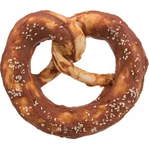 Зубная жевательная палочка для собак Trixie Denta Fun Duck Pretzels, 100 шт в упаковке, 10 см, 75 г каждая
