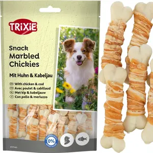Лакомство для собак Duvo+ Marbled Chickies курица и треска 100 г