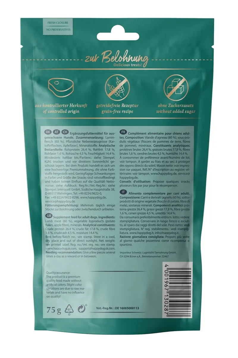 Gaļas našķis happy dog Lüneburg Heath 75 g Photo 2