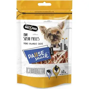 hau & miau лакомство для собак HM-8240 — Pausesnack мини кусочки «суши», 60 г
