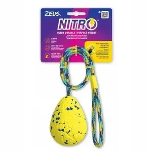 Hagen Zeus Nitro шлейка-игрушка для собаки с резиновым сердечником, кольцо 9,2 см