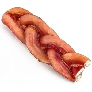 Жевательная косточка Arami из говядины в форме косички, 1 шт., 10 см