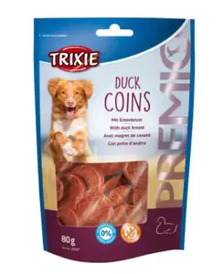 Корм для собак Trixie TRIXIE PREMIO Duck Coins 80 г — Взрослые, Утка