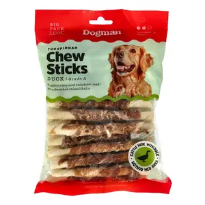 Chews Dogman 310239 for Dogs and Cats, Duck Flavor, 313 g