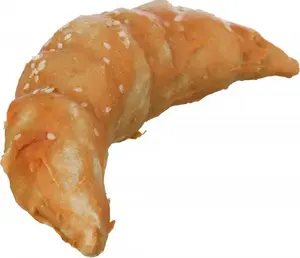 Лакомство для собак Trixie Denta Fun Chicken Croissant 11 см, 80 г, упаковка 50 шт