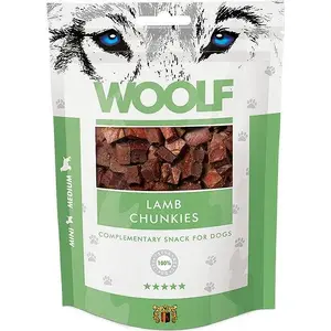 Корм для собак Brit Woolf Lamb Chunkies 100 г — влажный корм с кусочками ягненка