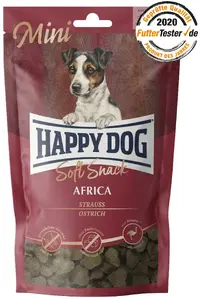Лакомство Soft Snack Mini Africa от happy dog — 100 г, для взрослых собак мини и очень маленьких пород