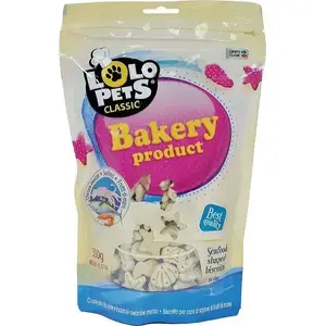 Лакомство для собак LOLO PETS CLASSIC Печенье «Морепродукты» в дойпаке 350 г