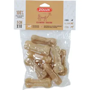 Жевательная кость ZOLUX Kość prasowana 5 cm x 10 — прессованная кость 5×10 см