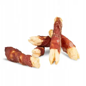Лакомство для собак Hau & Miau Puzzo Snack 250 г — овечья лапка в обёртке из утки