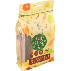 Лакомства для собак Duvo+ Garden Bites Vegan Triple Sticks S, 13 см, 20 шт.