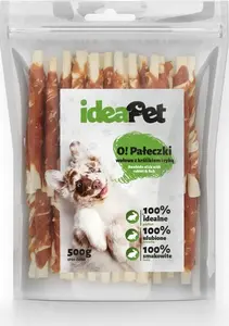 Sukātru barība IdeaPet 500 g liellopa nūjiņas ar trusi un zivi