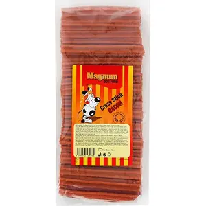 Sausais barība suņiem FITMIN MAGNUM GWIAZDKI 50 gab. — bekona un rīsu garša